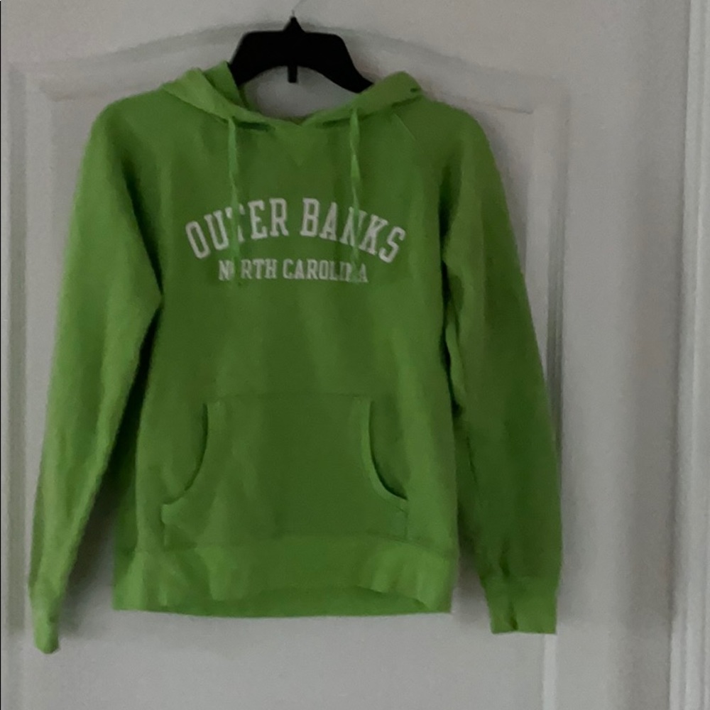Champion Outer Banks North Carolina Lime hoodie